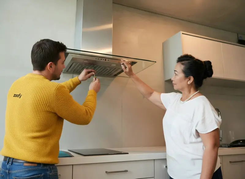 Extractor hood repair