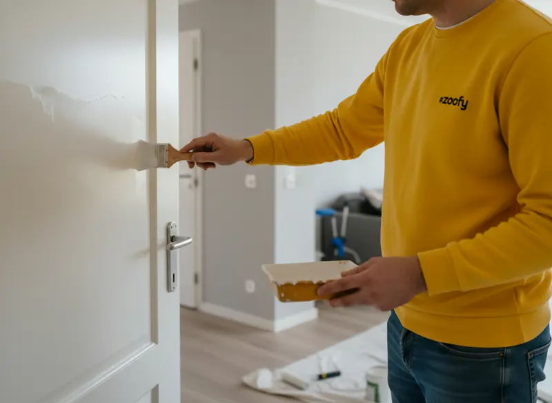 Have the interior door painted