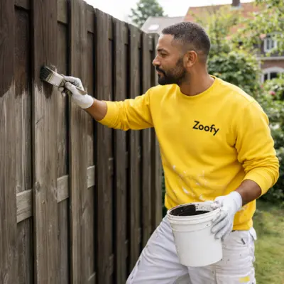 Schutting laten schilderen