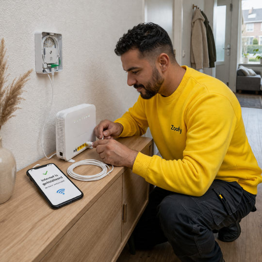 WIFI laten instellen