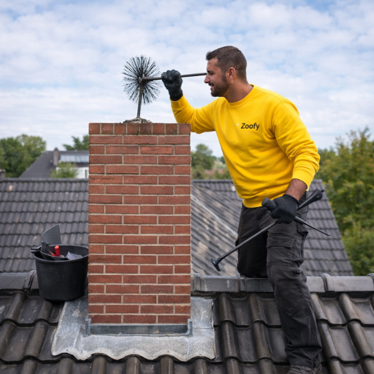 Schoorsteen laten vegen