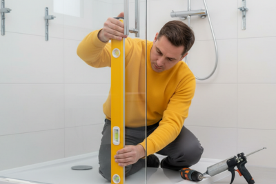 Douchecabine laten plaatsen