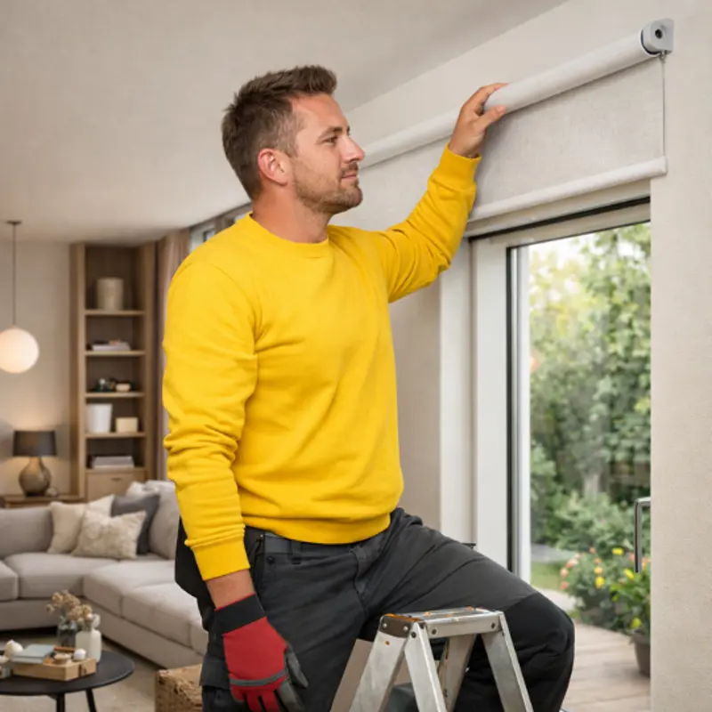 Have roller blinds hung