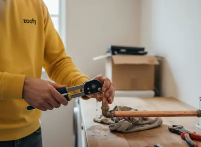 Have the water pipe split