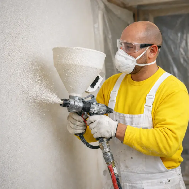 Have plaster spraying carried out