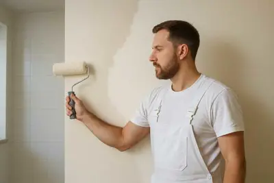 Over behang laten verven