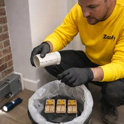 Muizen laten bestrijden