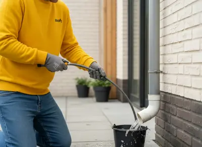 Regenpijp laten ontstoppen