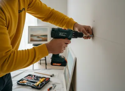 Have the painting hung