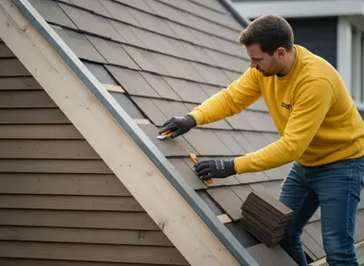 Have roof shingles installed