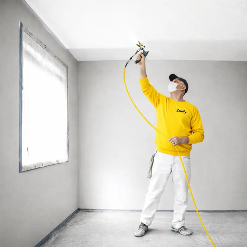 Plafond laten spuiten