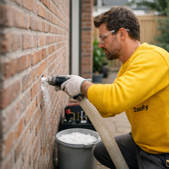 Spouwmuur laten isoleren