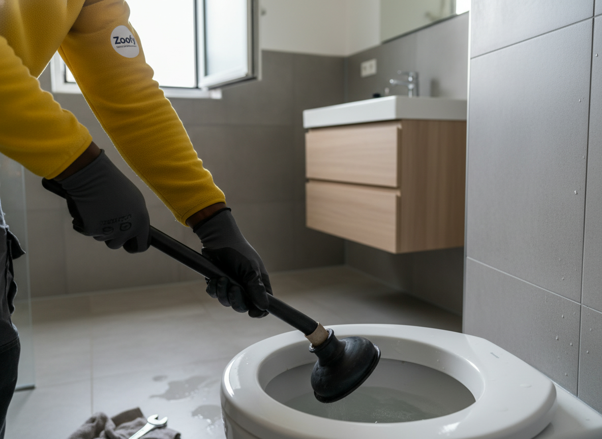 WC verstopping laten oplossen