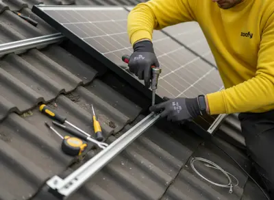 Solar panel installation