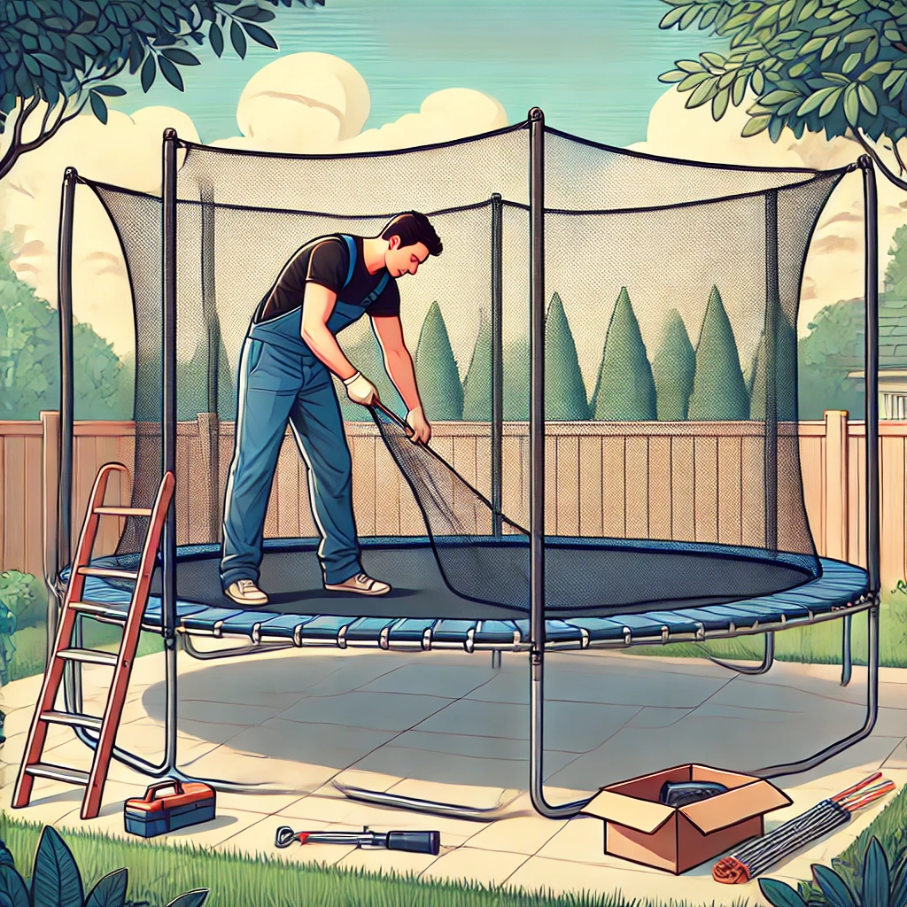 Have a trampoline installed