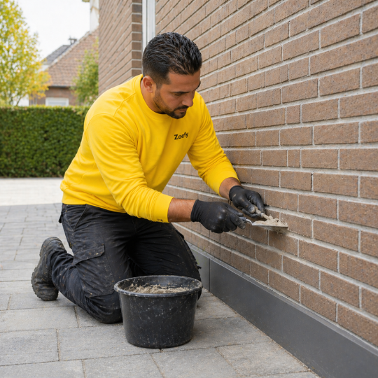 Voegen buitenmuur herstellen
