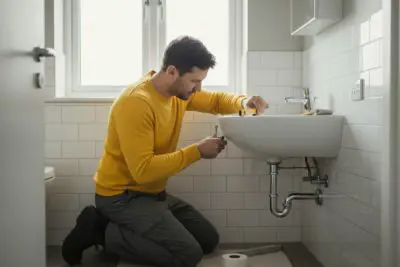 Wasbak laten plaatsen