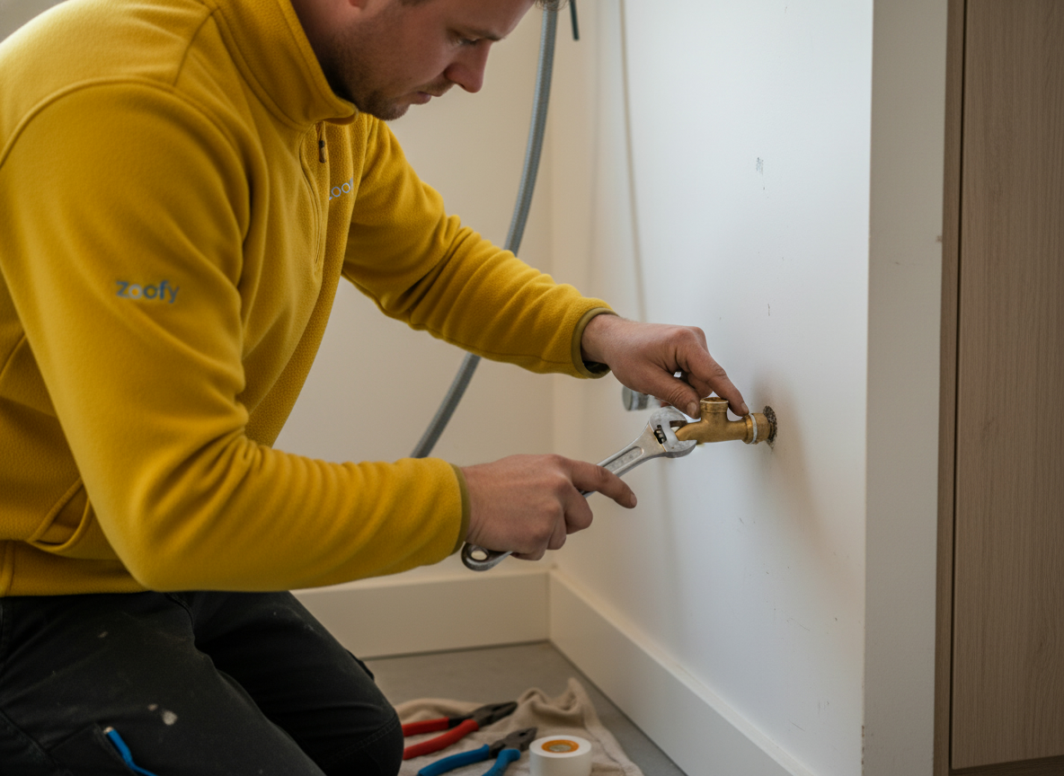 Wasmachinekraan laten installeren