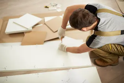 Assemble a TV cabinet