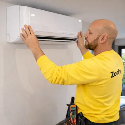 Have the air conditioning hatch installed