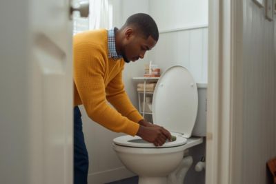 Doorlopend toilet laten oplossen