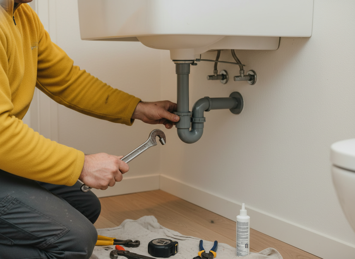 Install new drain