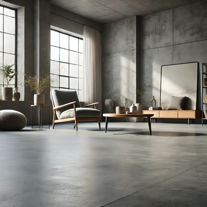Betonlook vloer laten leggen