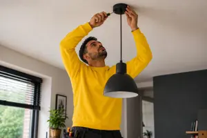 Lamp laten ophangen