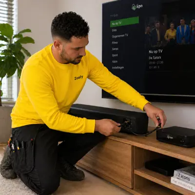 Have a soundbar connected to a KPN TV receiver