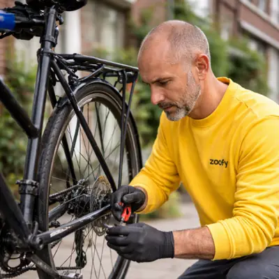 Fiets laten repareren aan huis
