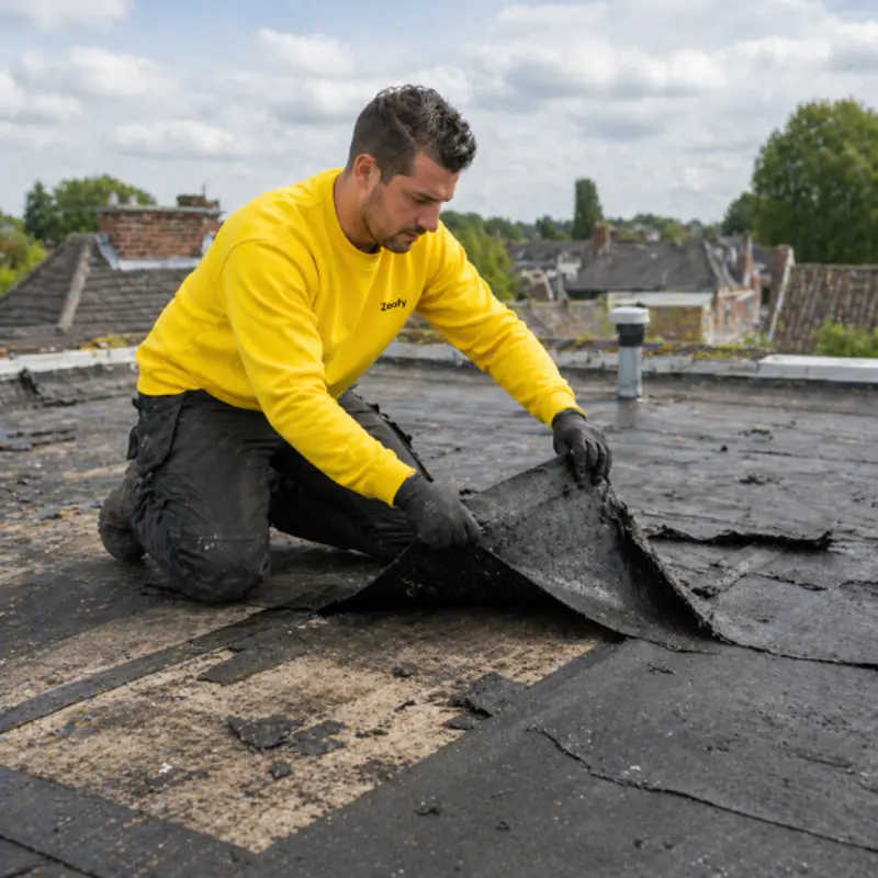Dakbedekking laten verwijderen