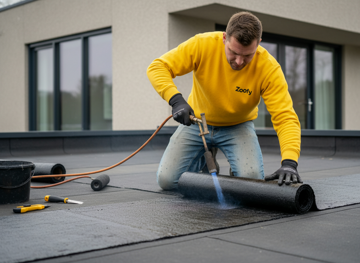 Have bitumen roof installed