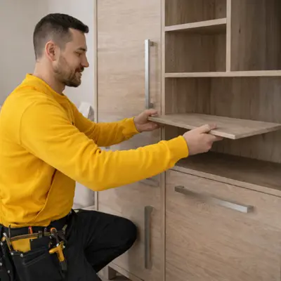 Have the cabinet installed