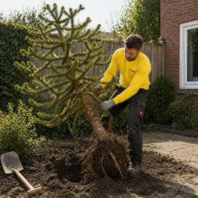 Apenboom verwijderen