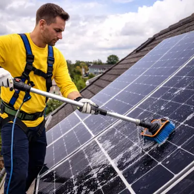 Zonnepanelen laten reinigen