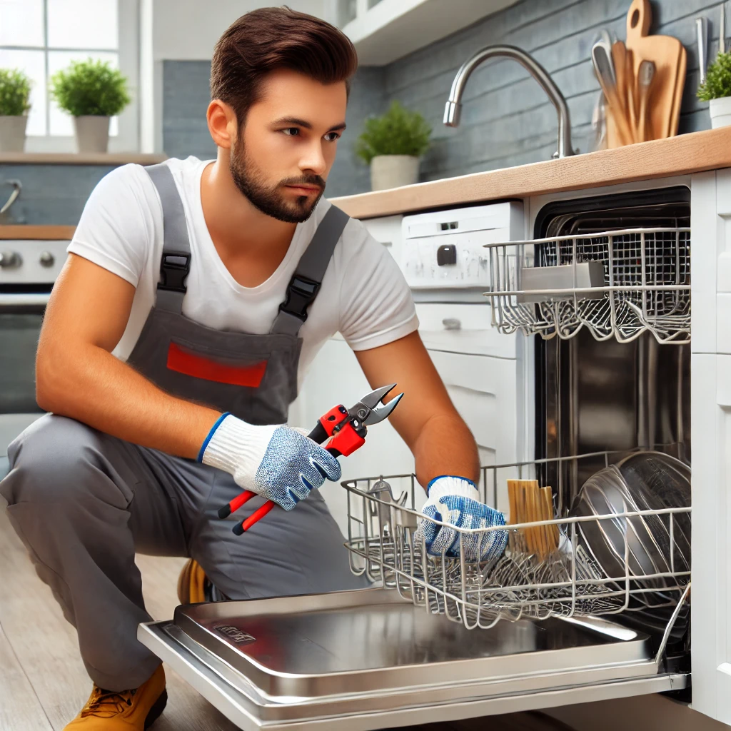 Unclog the dishwasher