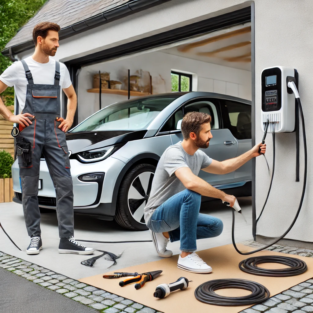 Have a charging station installed at home