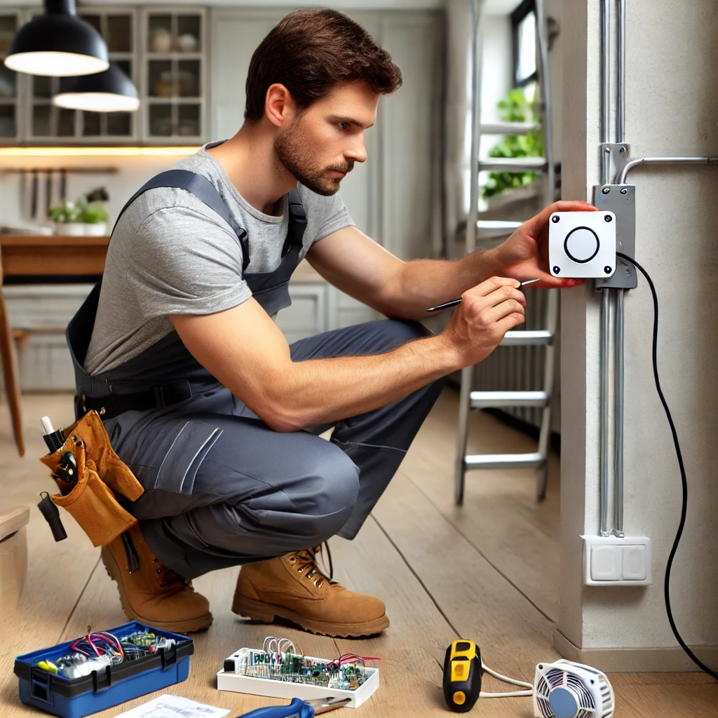 Electric Installation Sensor Want to install a light sensor? Book an electrician