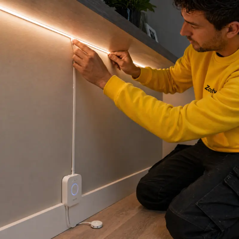 Have a Philips Hue lightstrip connected without a socket