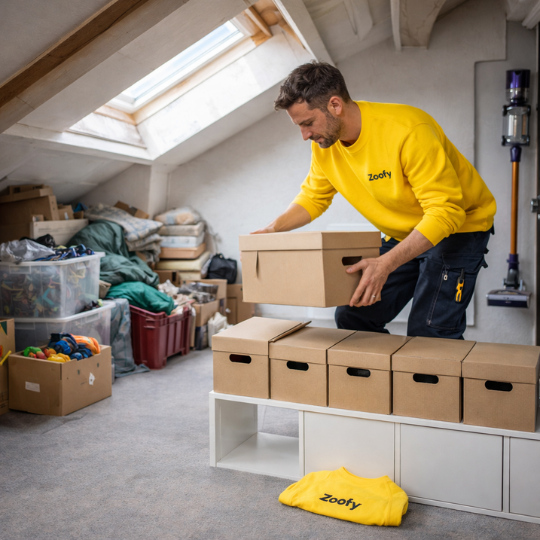 Zolder laten opruimen