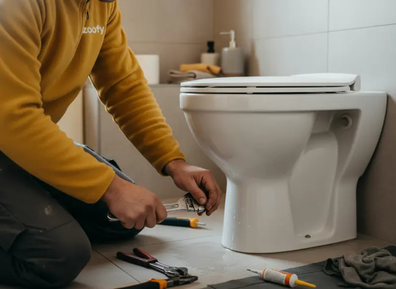 Have a toilet leak resolved