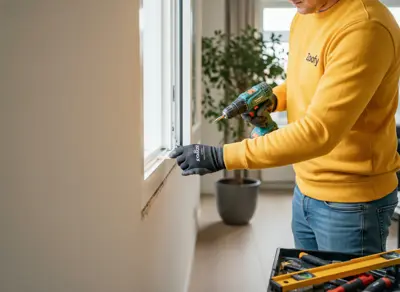 installing a plastic window frame without a subframe