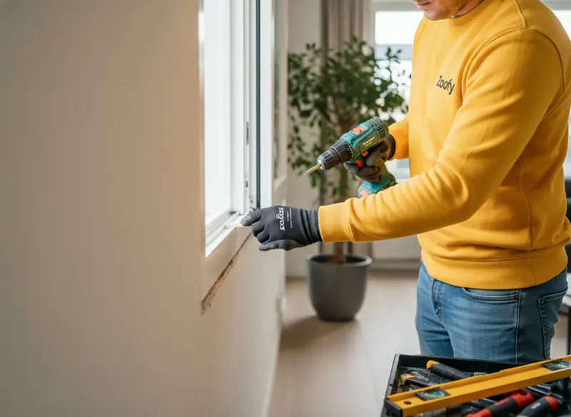 installing a plastic window frame without a subframe