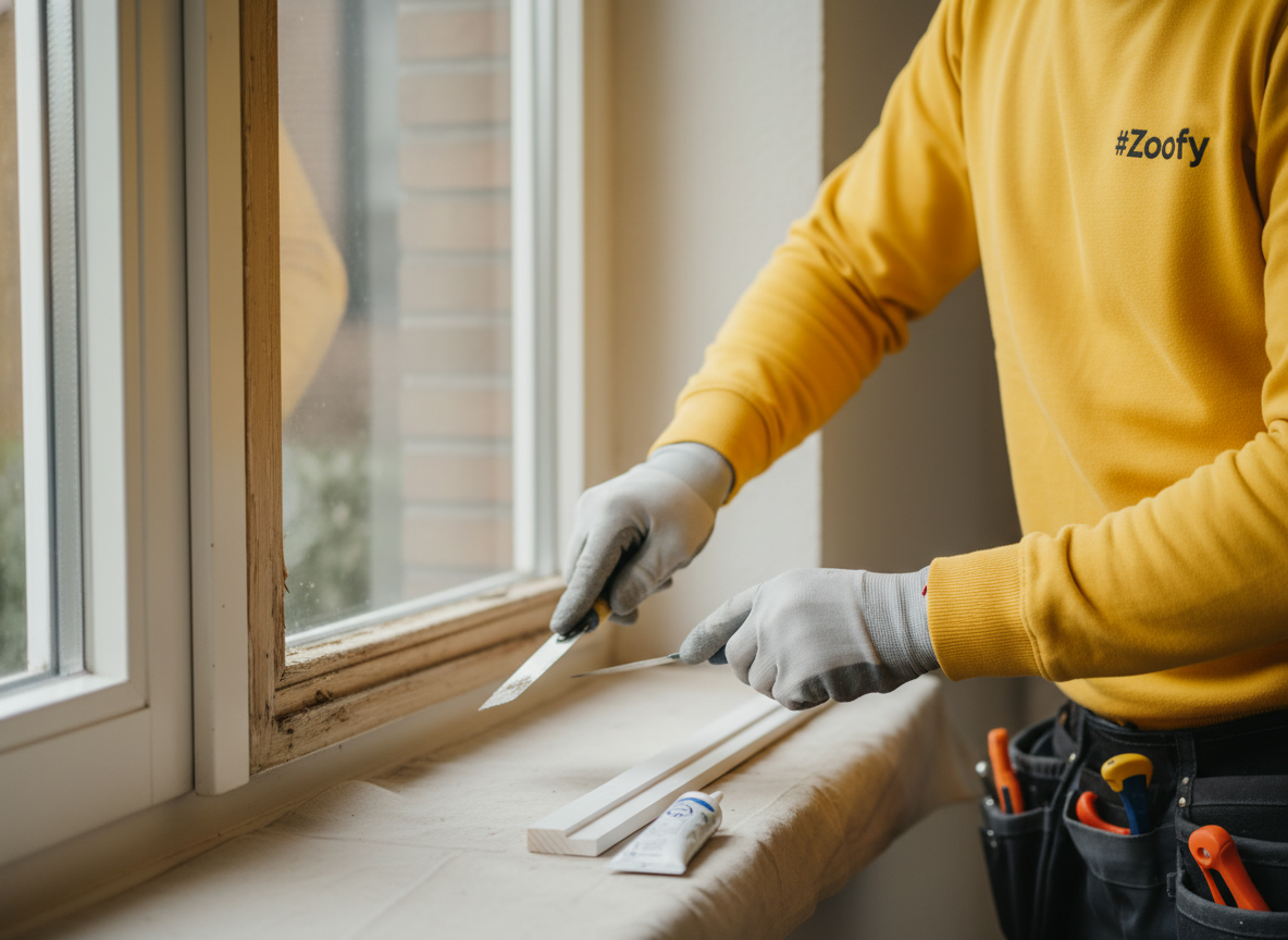 Have glazing beads replaced