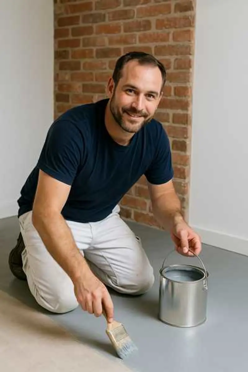 Painting the floor