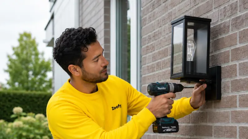 Buitenverlichting laten aanleggen