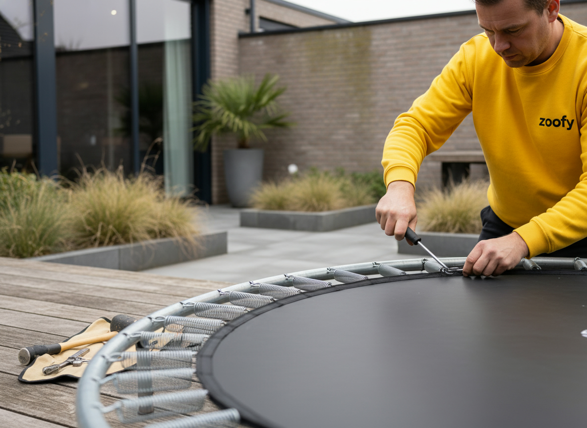 Have a trampoline installed