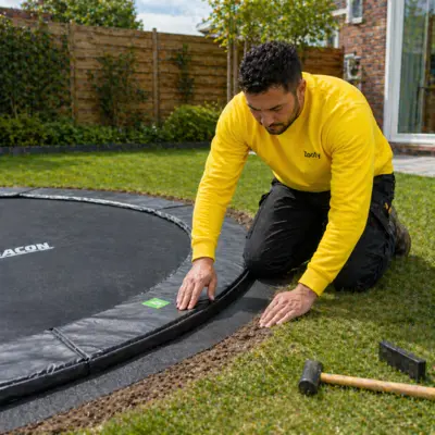 Trampoline ingraven