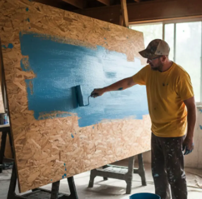 Paint a OSB board
