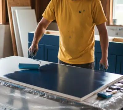 MDF keukenkastjes laten verven